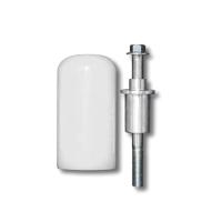 机车防摔胶骑士跨骑摩托车配件改装防摔PK棒电动车胶大号通用 防摔胶一个(8MM)白色