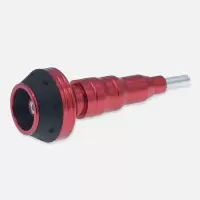 黄龙600防摔胶摩托车贝纳利黄龙300改装配件防摔棒防摔胶机车 黄龙款红色单个