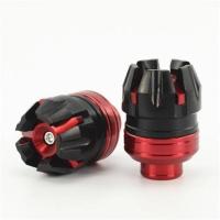 摩托车通用防摔杯CB190改装配件电动车装饰前叉电摩前减震小牛n1s 2号款红色一对