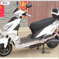 电动车座套四季通用防晒隔热夏季透气清爽后座脚踏摩托车坐垫网套 黑色S码不送防晒垫