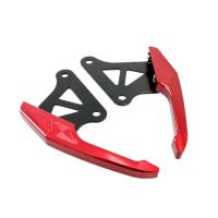 小猴子M3M5改装后扶手后尾翼摩托车小怪兽改装铝合金后尾翼扶手 红色 一对