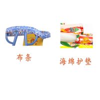 电动车踏板摩托车儿童扶手围防磕头围栏垫布条防护垫电瓶车扶手垫 蓝色布条+防护垫