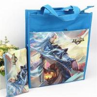 新款王者荣耀防水帆布补习包手提袋补习袋小学生书袋补课包袋子 李白送笔袋