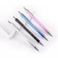 金属自动铅笔中小学生学生用品文具素描笔0.5自动铅笔0.7书写铅笔 0.5MM(金属款)-d4 1支笔