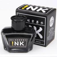 晨光文具麋鹿造型学生用卡通正姿练字书写金属钢笔43210 黑色墨水 60ML(单瓶)