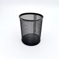 金属多功能笔筒简约学生多格办公桌收纳盒桌面抽屉式笔桶学习用品 一格(颜色默认)