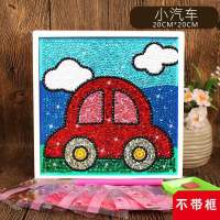 儿童钻石贴画手工制作材料diy手工益智女孩玩具礼物叶罗丽全套 不带框入门体验版 送相框