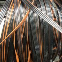 PE塑料仿藤条藤线藤条藤椅手工收纳筐编织用修补材料圆藤条批发 1号四股渐变压花(8毫米宽)