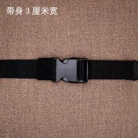 男女通用帆布腰带韩版休闲窄松紧皮带编制裤带 大学生加长懒人3.0 黑色(加厚弹力)金属调节扣 70cm