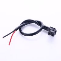 电瓶车三轮车加粗弯头线电源线T型通用公插头1.5平方2.5平方4平方 2.5平方纯铜弯头线(45厘米)