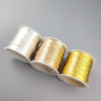 (一卷100米)大卷保色铜丝线首饰线 DIY古风发簪步摇发饰材料 100米保色金色 0.3mm 一卷