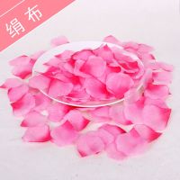 婚庆用品伴娘花童撒花花篮撒花瓣篮子结婚道具爱心伴娘手提 粉渐变花瓣3包300片