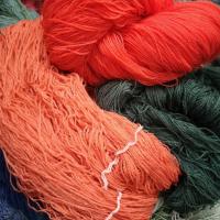 清仓处理晴纶线尾货勾鞋线毛线 手工编织玩偶坐垫中细线颜色随机 颜色随机 5斤