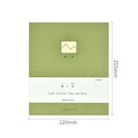 青禾纪碎片DIY手工覆膜自粘贴式相册本礼物情侣家庭纪念册45678寸 捕光-浅草/中号