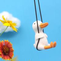 羊毛毡戳戳乐diy材料包情侣手工生日礼物玩偶挂件荡秋千的鸭子 (你好鸭)材料包 送垫子戳针胶棒