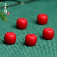 [涵玄阁]老料雪巴清代古法秘制琉璃雪巴族人桶珠108佛珠DIY配饰 5粒老料雪巴6X8