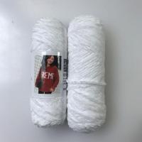 雪尼尔金丝绒毛线团批发光泽绒手工diy编织围巾打宝宝毛衣棉拖鞋 1号纯白