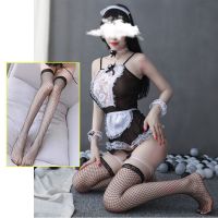 性感情趣内衣女制服夫妻用品极度诱惑学生套装免脱开档激情夜店骚 80-130斤送同款袜+T裤 女仆套装