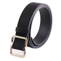 权志龙同款皮带男学生韩版潮流百搭腰带社会小伙年轻人新款裤带 古铜无孔 100CM[85-110斤]