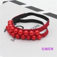 特价高跟鞋束鞋带防凉鞋掉鞋大不跟脚鞋带扣绕脚脖子珍珠弹力鞋扣 红底红珠