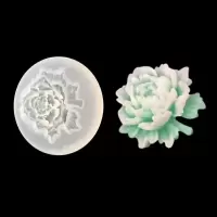 镜面diy UV树脂胶水晶滴胶玫瑰蔷薇花朵水手工硅胶模具饰品吊坠 玫瑰硅胶模具