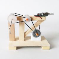 小学生diy科学小玩具科技发明小制作手摇发电机儿童科学实验器材 材料包(含胶)