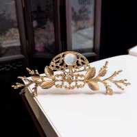 长歌行汉服长流苏后压赵露思同款古风发饰配饰发簪头饰发钗步摇 倾负款金(白)1个