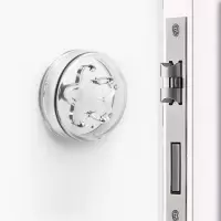 加厚门后防撞垫硅胶冰箱防撞保护贴防磕碰贴墙面保护垫静音保护垫 加厚透明星形4只