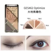 [保税直发]LAGIRL洛杉矶女孩四色眼影珠光懒人盘哑光大地色初学 462+大地焦糖色+5.2g