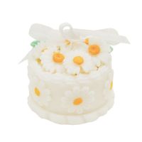 《雏菊花开》原创小众手工香薰蜡烛个性生日礼物INS风创意伴手礼 雏菊蛋糕(原味豆香)3 丝带卡纸礼盒简装