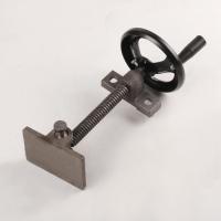 400钢材切割机配件夹具总成钢材机 工件锁紧夹具夹板丝杆螺母手轮 铸铁款 夹具总成 不带固定板
