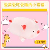 MINISO名创优品可爱小猪猪毛绒玩偶床上公仔抱枕多功能陪睡娃娃女 爱美爱吃爱睡的小猪猪