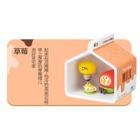 MINISO名创优品小鹦鹉桌面装饰品摆件小夜灯小摆件生日礼物送女生 +草莓头款+可3档调光 7x8x7cm(萌趣摆件)