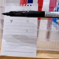 名创优品MINISO水性纤维笔3支中性笔文具开学生写字记笔记绘画笔 黑色纤维笔3支