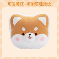 MINISO名创优品可爱狗狗毛绒玩具公仔玩偶布娃娃抱枕女生生日礼物 可爱腮红--阿柴萌趣抱枕