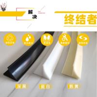 挡水条 厨房台面防水条水槽水池台盆阻水条灶台洗手隔水条硅胶贴 瓷白(食品接触级硅胶) 0.5米(安装固定的胶)