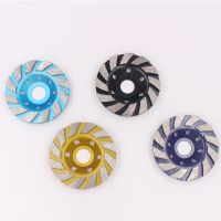 金刚石碗磨打磨片混泥土水泥地坪油漆墙面脚线大理石角磨机磨光片 100mm精品蓝