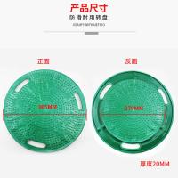 餐桌转盘底座轴承铝合金大理石实木圆桌玻璃桌子圆形旋转家用轨道 双面转盘