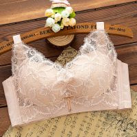 内衣聚拢女防下垂加厚8cm文胸无钢圈收副乳 特平小胸专用高档胸罩 肤色 32/70A