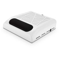 日式 80W超强吸力美甲吸尘器 4色可选 带过滤网指甲粉尘器 白色