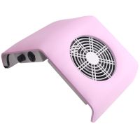 美甲吸尘器指甲打磨粉尘机三风扇40W大功率 美甲店吸粉尘手枕两用 单风扇吸尘器赠2个袋子