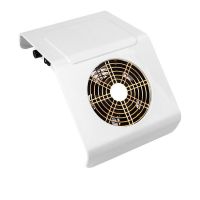 新款 日式美甲吸尘器 40W强吸力大风扇带吸尘袋 便携式指甲粉尘器 白色薄款