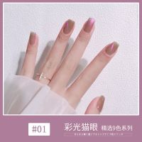 奕妃晶石猫眼甲油胶2021年新款魔幻3D梦境极光彩光猫眼胶美甲店用 彩光猫眼01