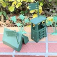 [送]二战兵人大战军事模型环保塑料童年回忆怀旧玩具 瞭望台(送)