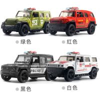 保时捷合金车模仿真赛车汽车模型男孩摆件奔驰GTR大G男孩玩具礼物 随机一款警车系列双开门(气泡袋包装)