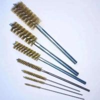 钢丝刷加密管道打磨除锈内孔抛光去毛刺清理电钻套杆加密不锈钢丝 铜丝管道刷直径8mm 柄6*100 1把