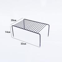 可伸缩铁艺厨房置物架下水槽橱柜碗碟架调味品架子厨具桌面收纳架 普通款[不可伸缩]