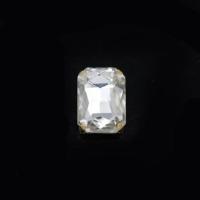 长八角爪钻玻璃手缝钻diy婚纱/服饰/衣领装饰配件鞋饰配件 白色 6x8mm 20颗