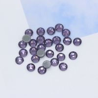 1.3-6mm仿奥平底烫钻美甲贴钻水晶玻璃奥钻服装鞋子胶底水钻整装 紫罗兰 ss6 约1440颗