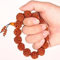 [尼泊尔金刚菩提五瓣]金刚菩提佛珠手串男女 [无精品盒装] 尼泊尔金刚菩提五瓣(18-20mm)